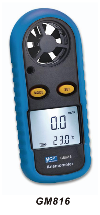 GM816 PORTABLE DIGITAL ANEMOMETER