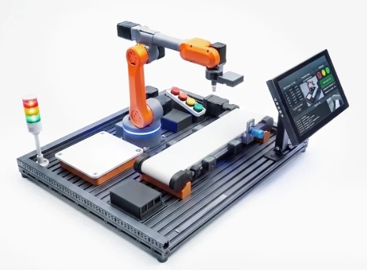 WLKATA MiroMAX Advanced Robotics Workcell - Automation Vision Cybersecurity Education, Blockly Python ROS2