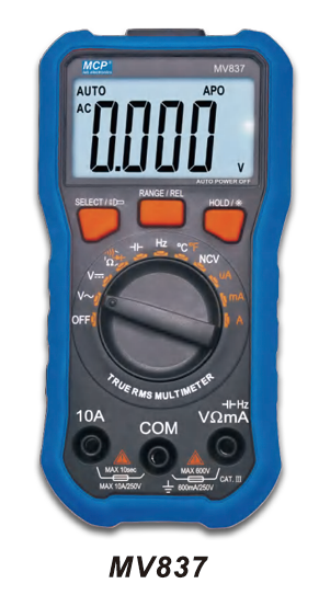 MV837 PORTABLE DIGITAL MULTIMETER
