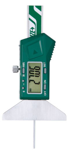 MINI DIGITAL DEPTH GAUGE WITH ROUND BAR